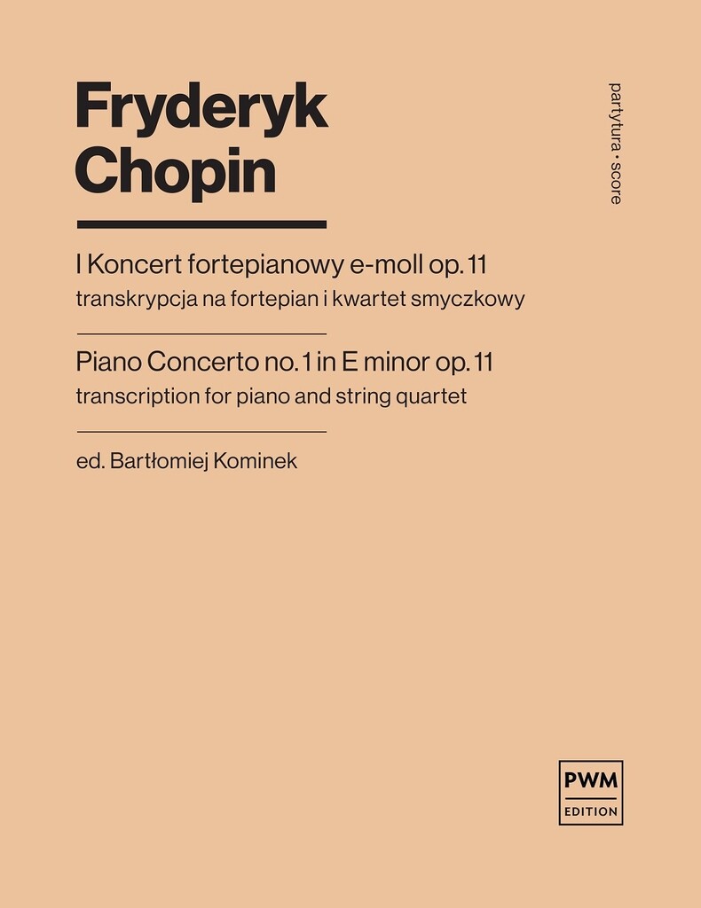 Concerto E Minor Trans. For Piano/String Quartet